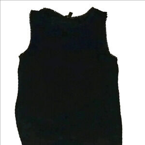 🌻NWOT Classic Navy Banana Republic Cross-Back Shell SMALL​